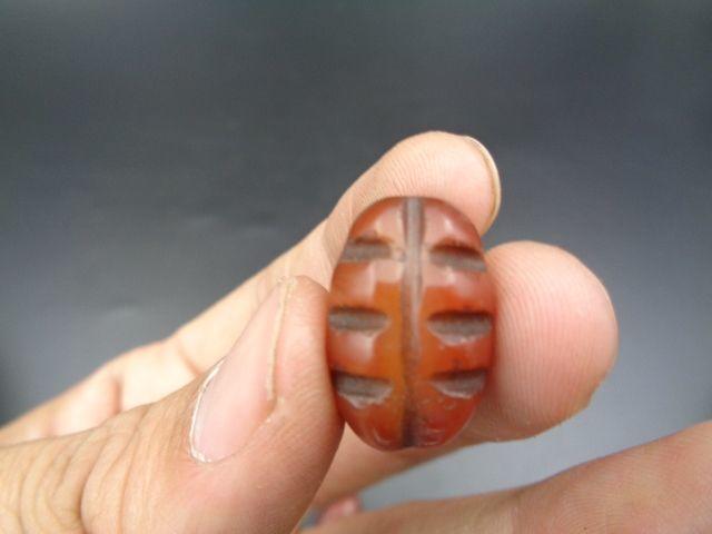清代富甲天下龟背纹老玛瑙珠子一把