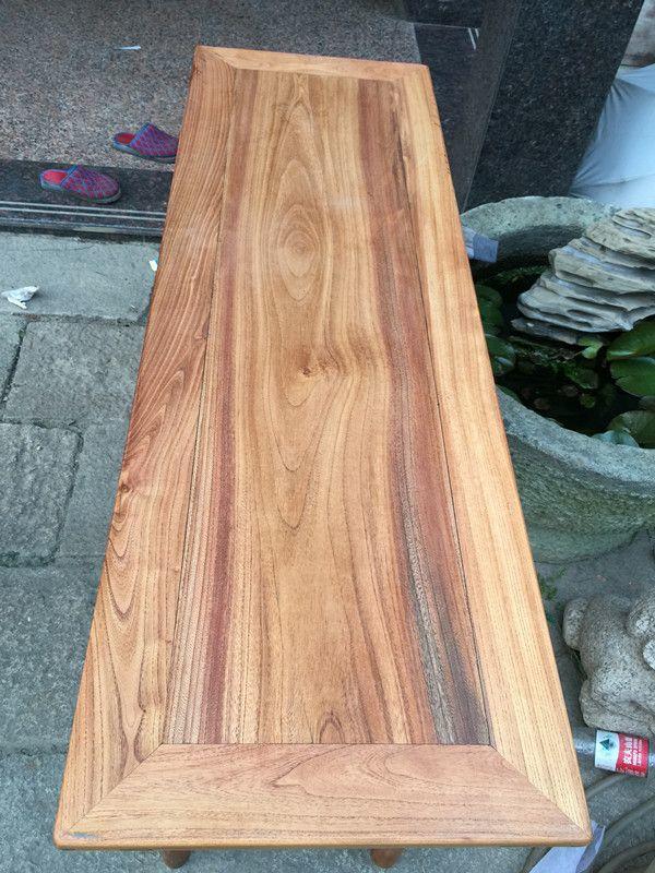 老料 新工 苏式 明款 黄榉小平头案