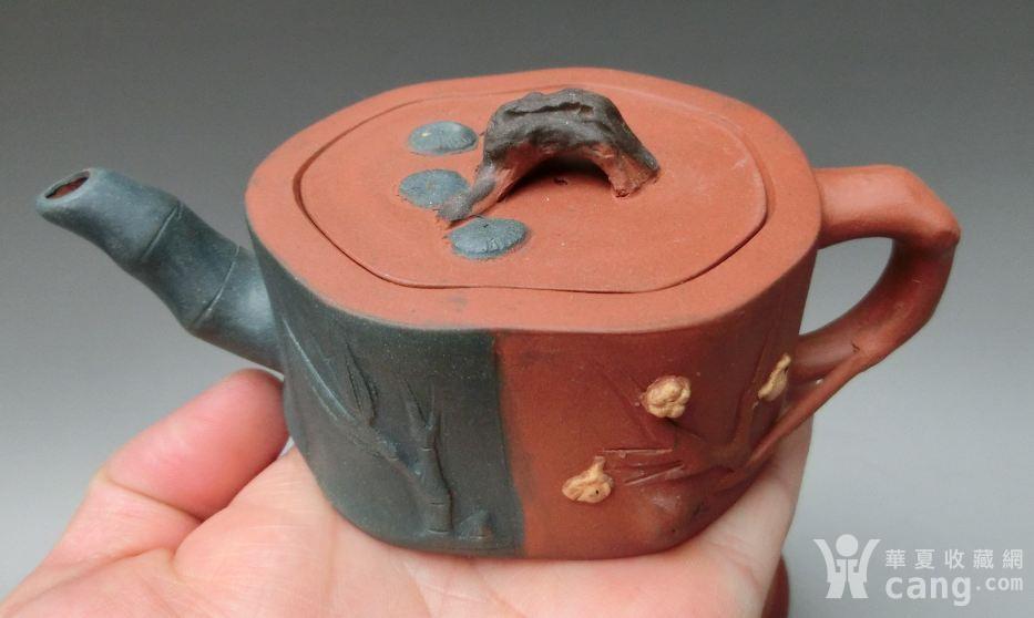 杂项 紫砂壶 国营茶厂,库存精品,艺师蒋金仙,老紫砂梅花茶具套装 1.