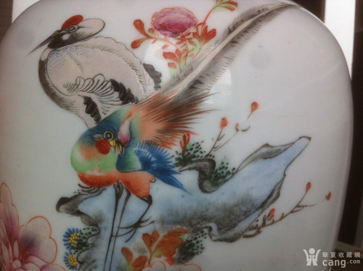 清 已鉴定-晚清名家-精美全品花鸟冬瓜罐(不老奉送) 此晚清名家丁义兴