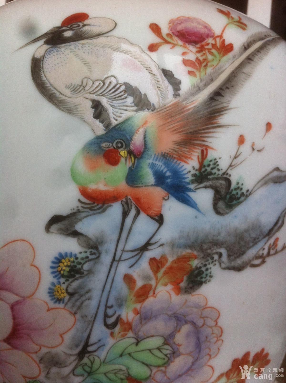 清 已鉴定-晚清名家-精美全品花鸟冬瓜罐(不老奉送) 此晚清名家丁义兴