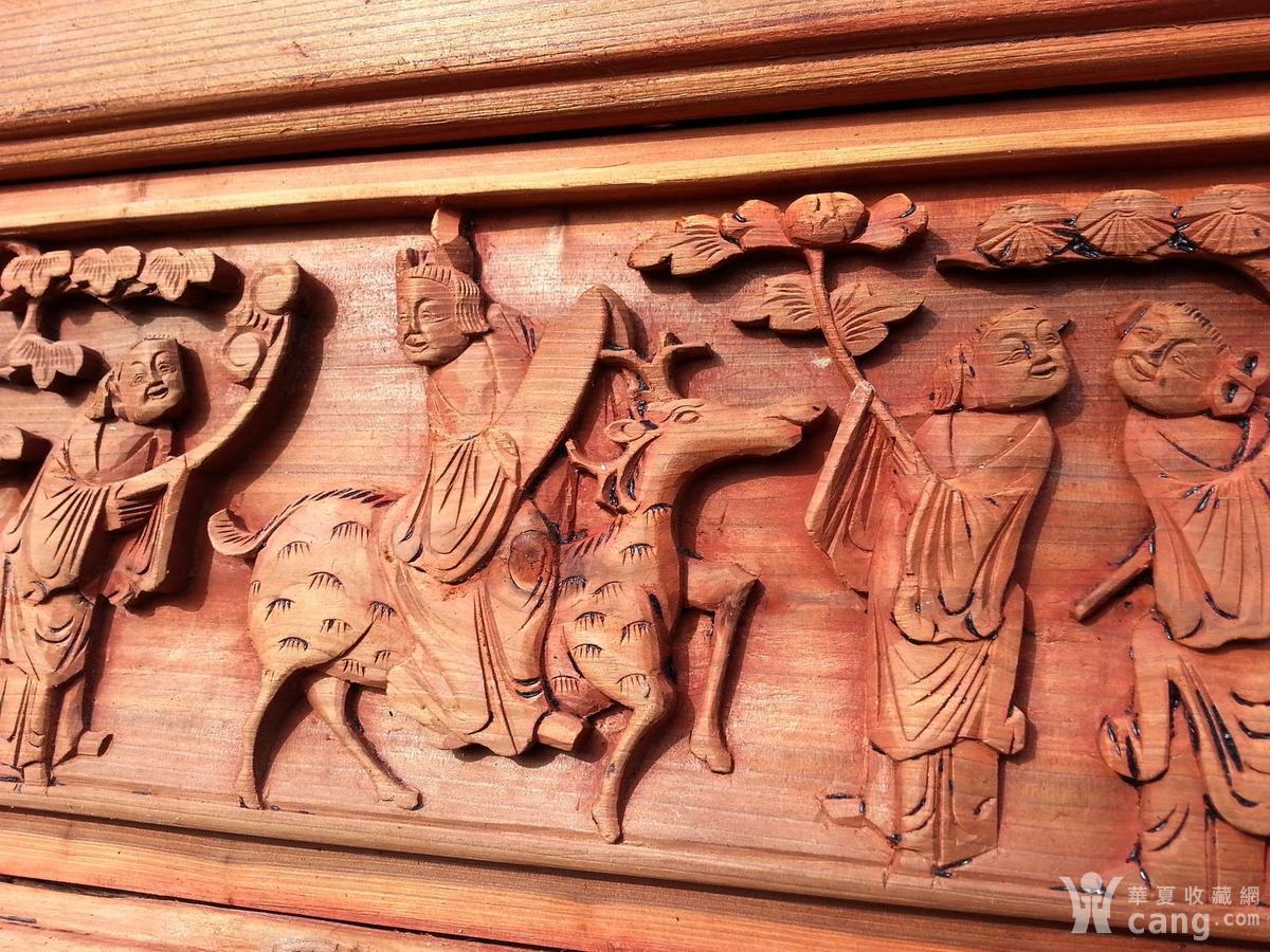 深浮雕----柏木人物大花板