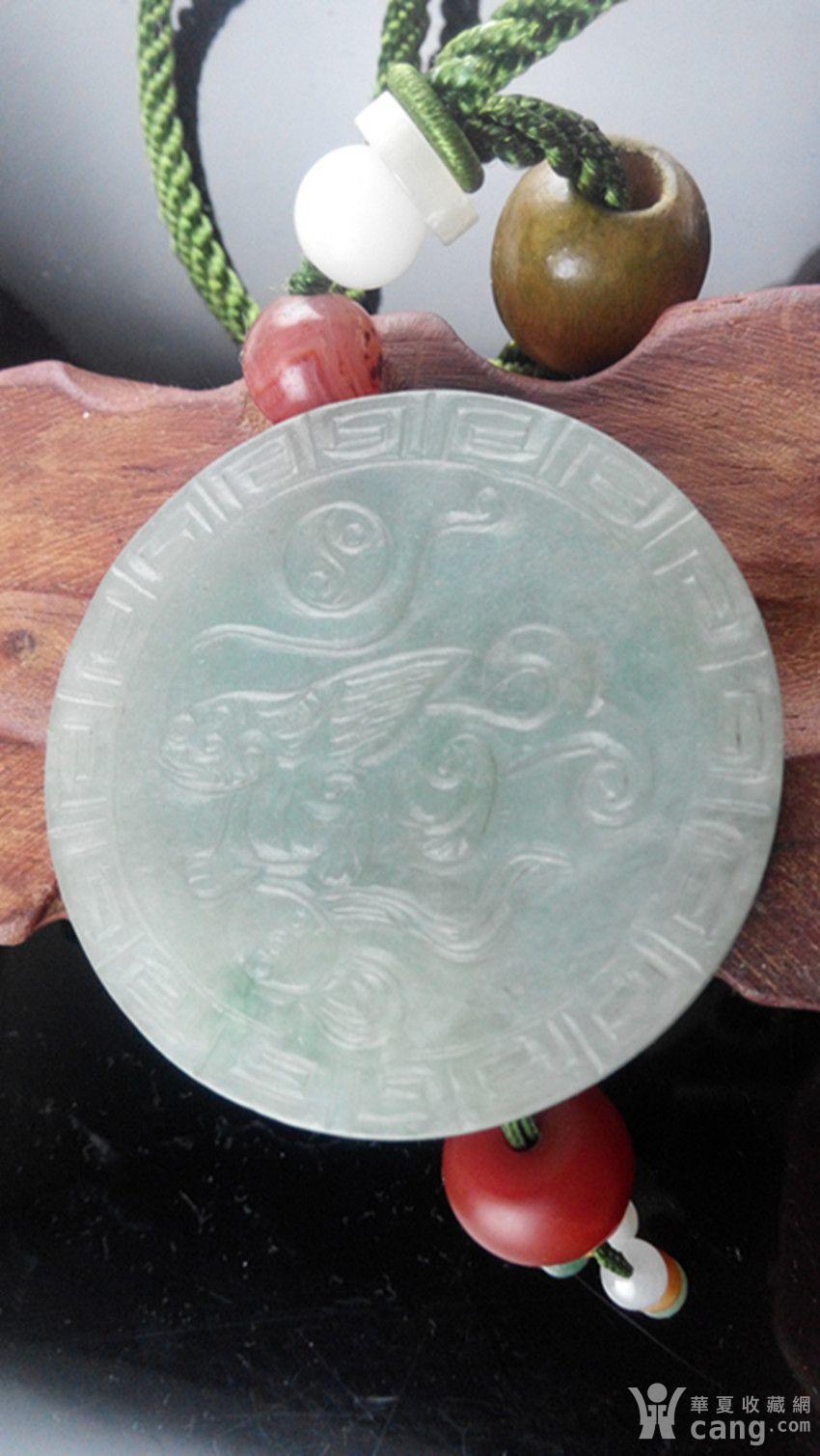 清代冰种翡翠麒麟腰佩