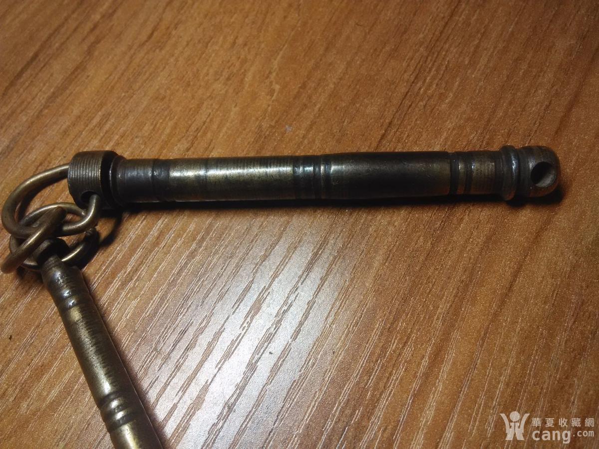 包老漂亮的铜三节鞭