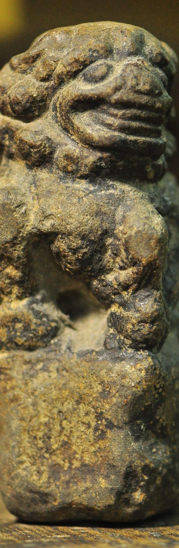 珠宝国石 赏石 金元——石狮子年代:金辽西夏元