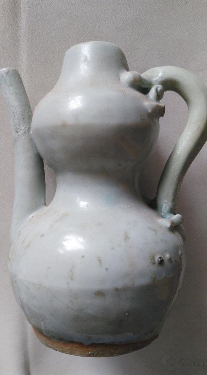 周年庆元代枢府瓷葫芦型小执壶完整收藏