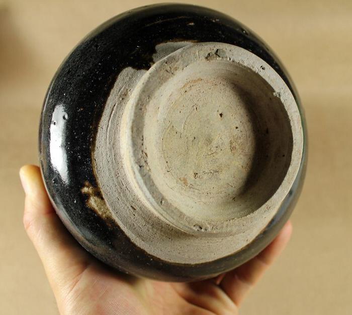 宋金山西磁州窑系长颈玉壶春瓶---完整全品