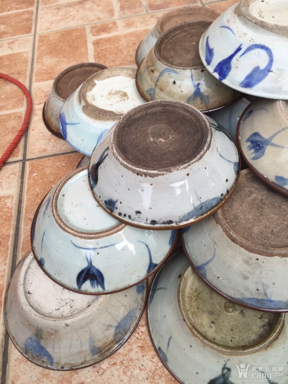 古老清代泥碗一批58个