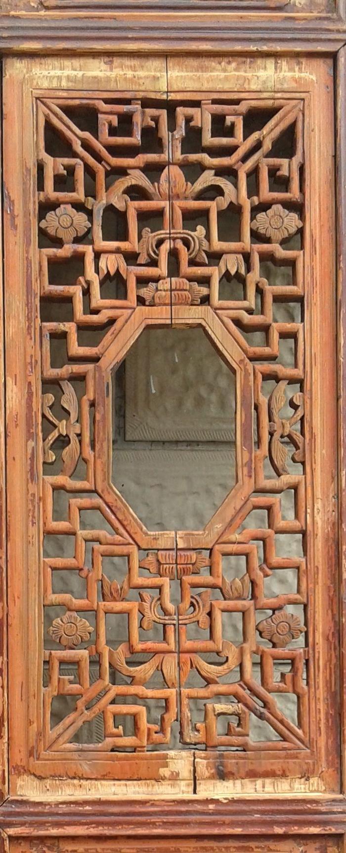 古玩木雕,老式雕花花板木艺,花窗1251号,收藏装饰装璜