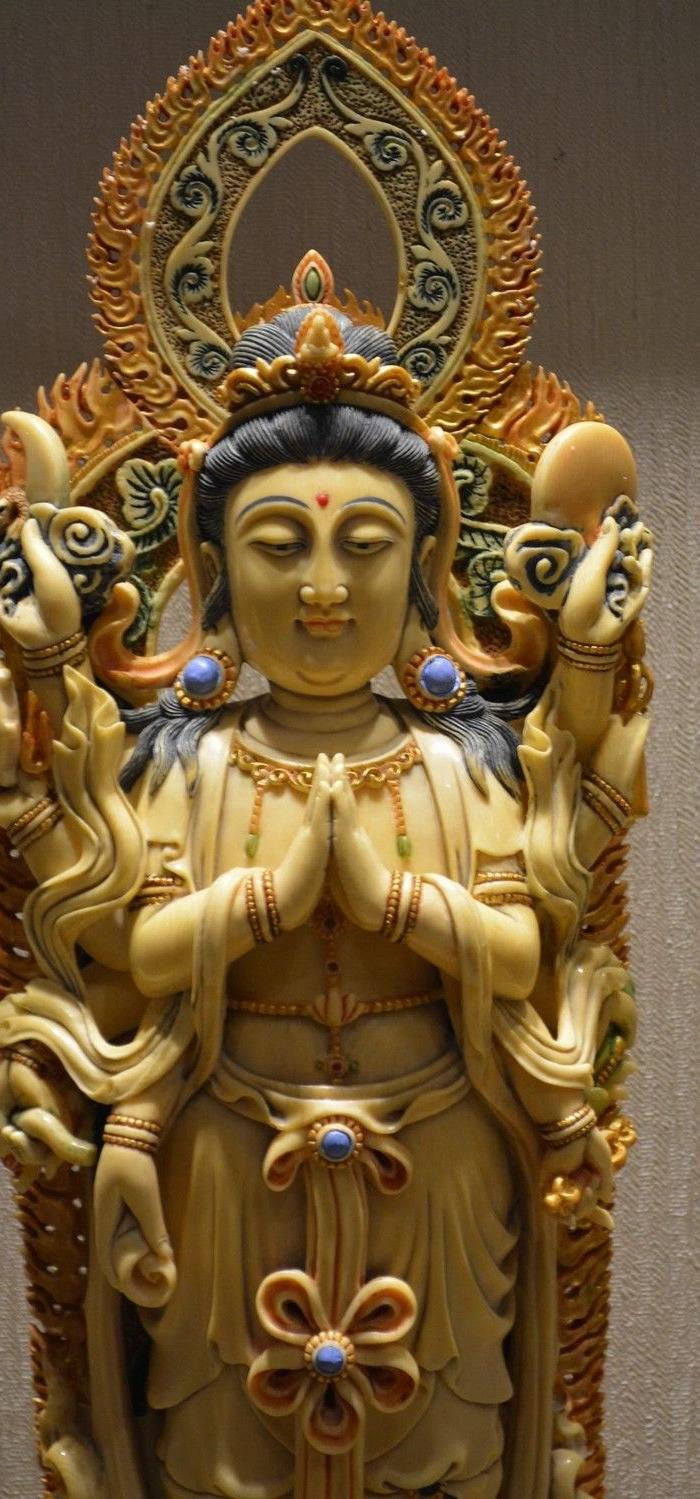 稀有材质背光观音