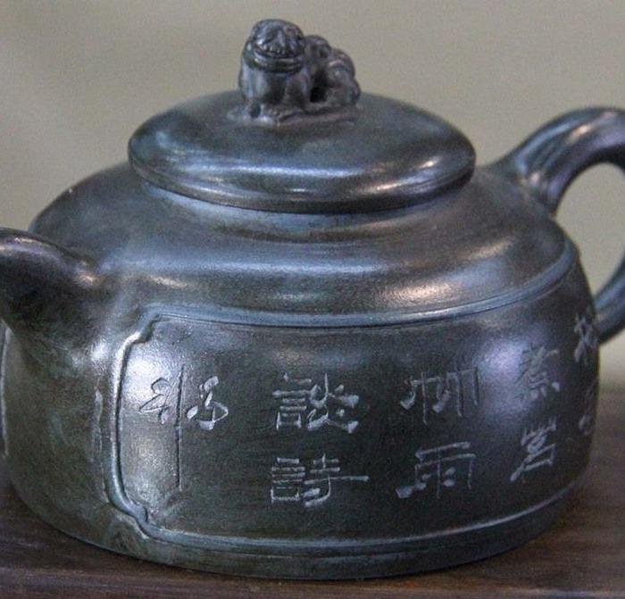 明金沙寺僧款紫砂壶