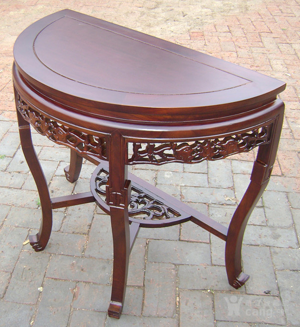 老榆木半圆桌_老榆木半圆桌价格_老榆木半圆桌图片