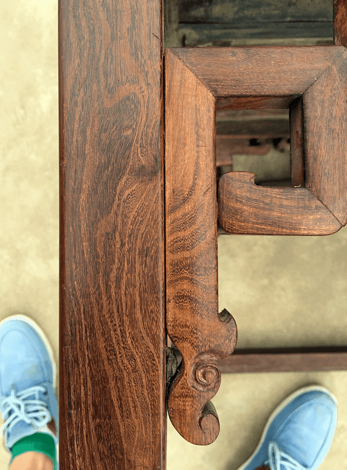 苏作柞榛木大禅凳!