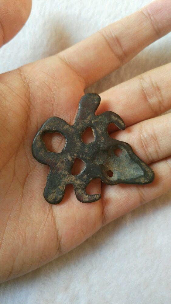 【赚人气】藏传 老 天铁托甲 包浆老厚 配串上档次