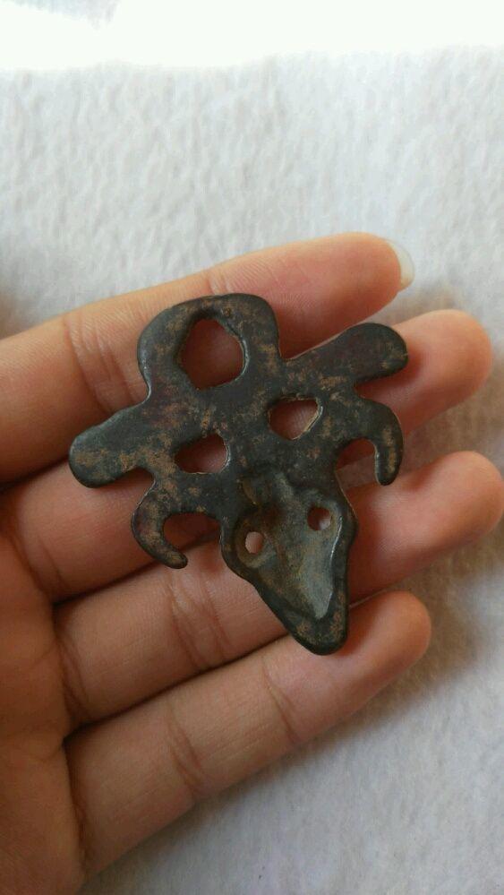 【赚人气】藏传 老 天铁托甲 包浆老厚 配串上档次