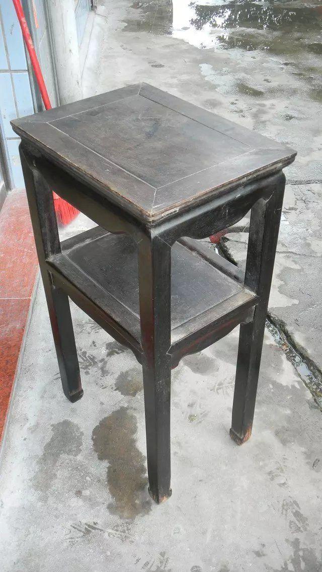 老红木酸枝民国素装茶几单个家具收藏