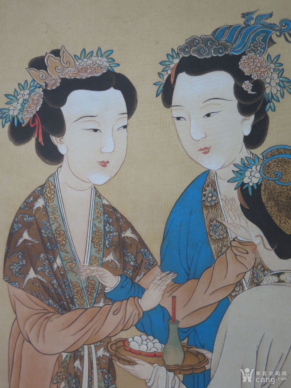 明代唐寅人物画立轴