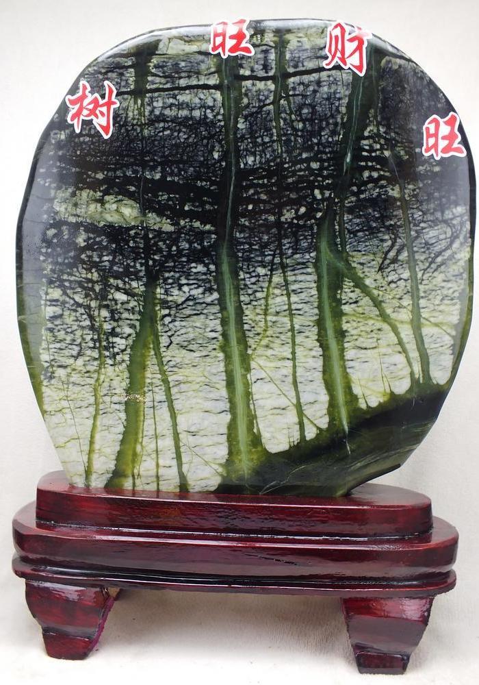 天然精品石头奇石玉树石画面石收藏礼品玉石观赏石图案石包邮