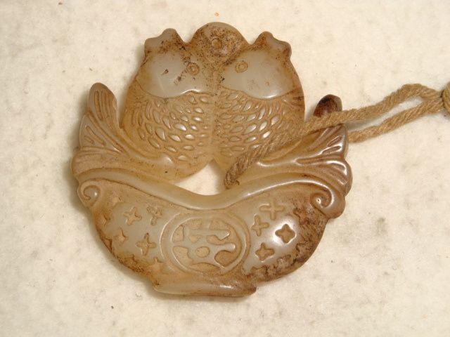 清代白玉双玉挂件_清代白玉双玉挂件价格_清代白玉双