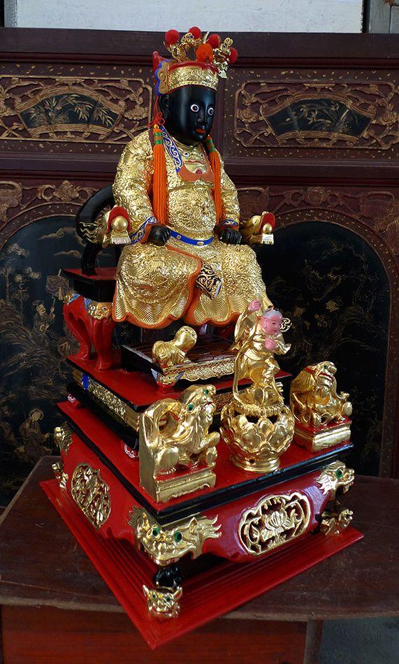 52厘米精品 漆线雕 造型一流 广泽尊王 郭圣王 圣王公