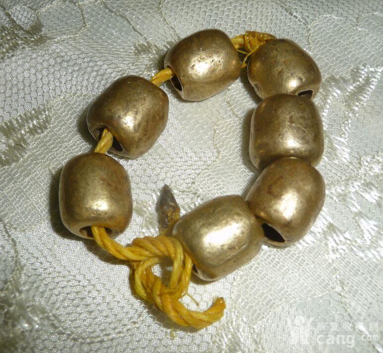 明代风磨铜铜珠子6粒