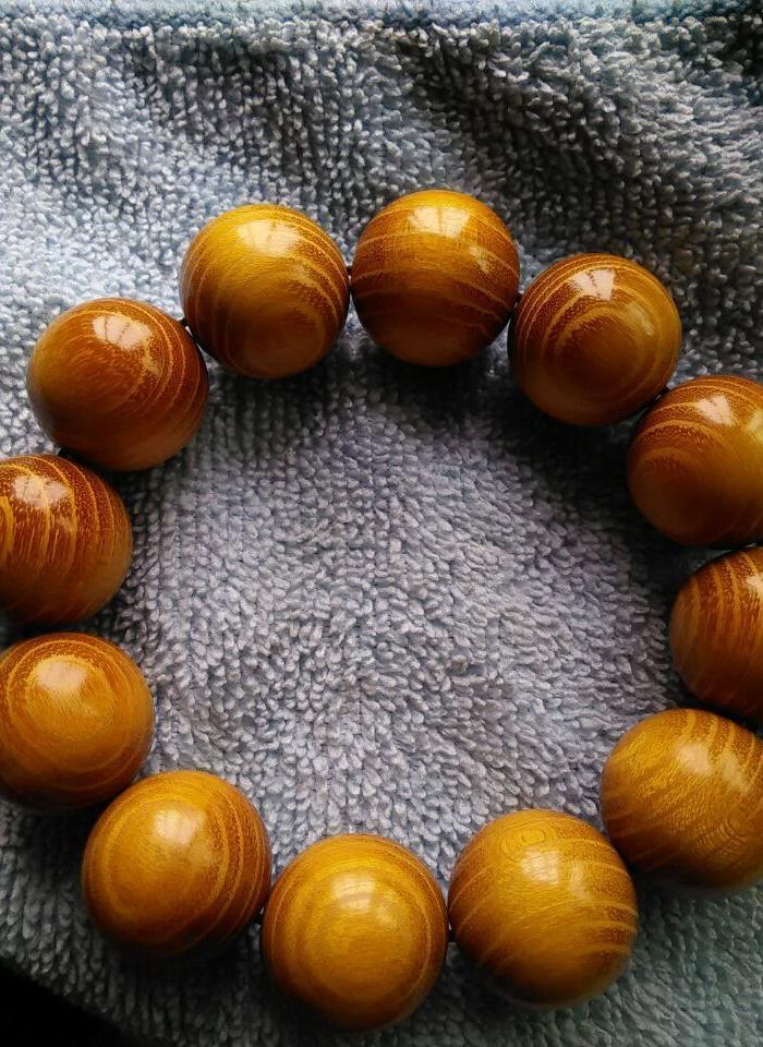 顺纹柘木手串