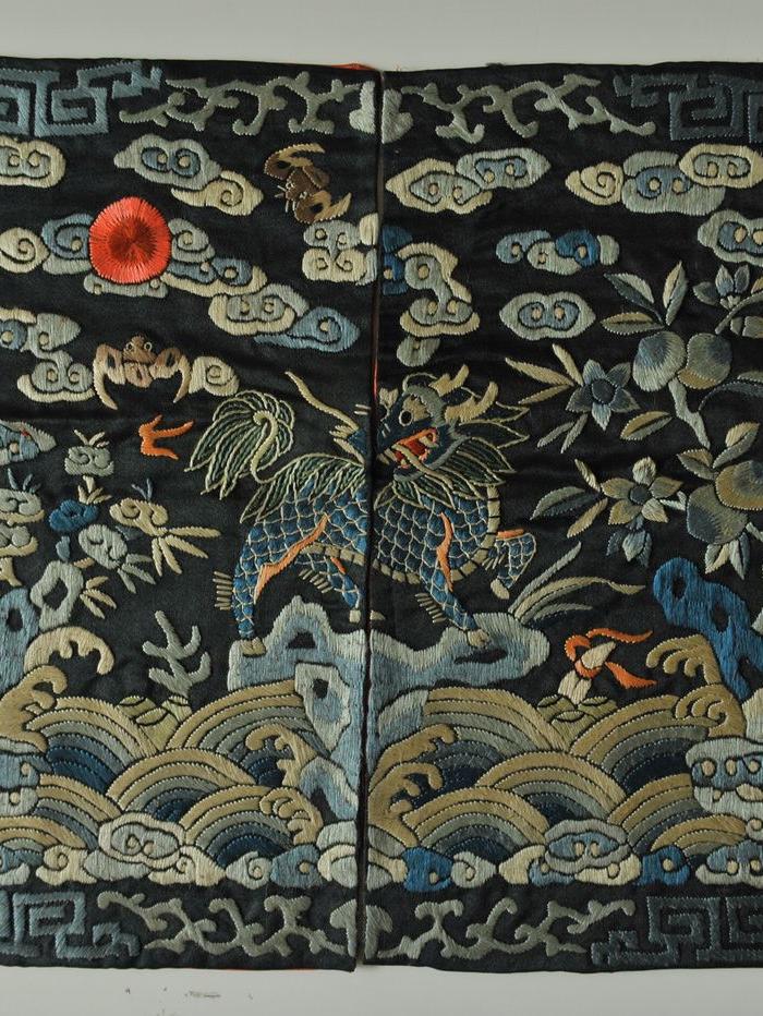 麒麟补子清一品武官补服