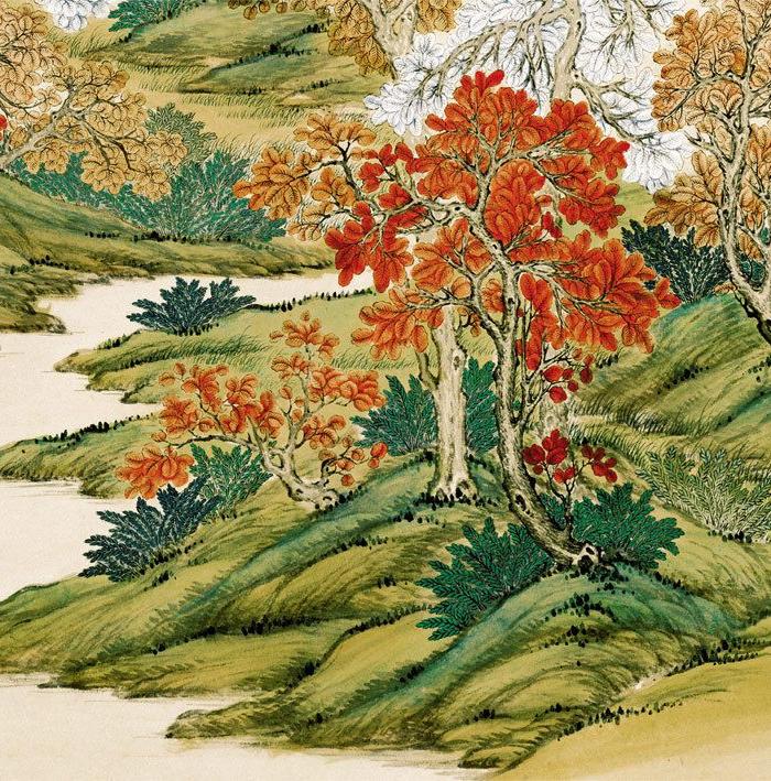 清-关槐上塞锦林图