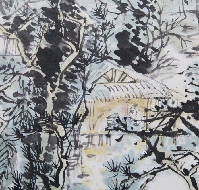 31陈振国山水画立轴