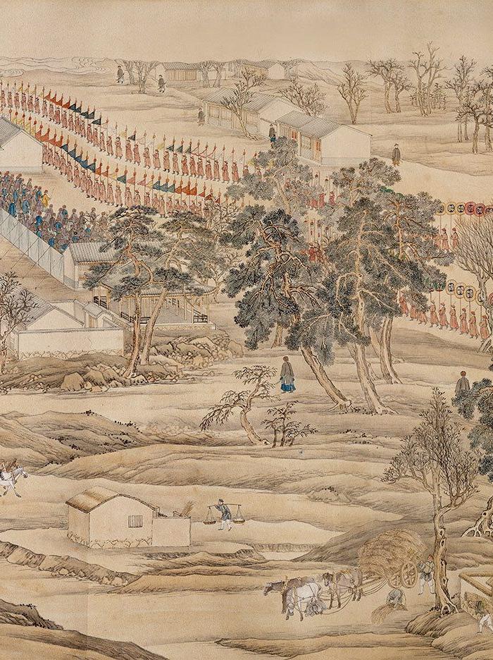 描述:徐扬(生卒年不详)江苏苏州人,清代画家