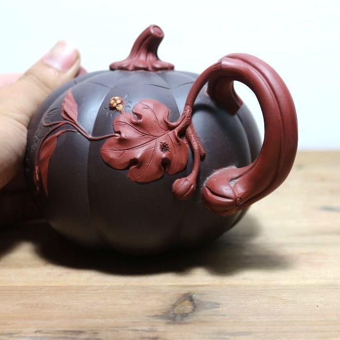 工艺师吴顺华南瓜紫砂壶