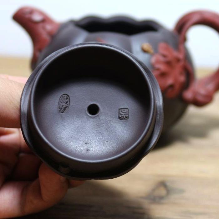 工艺师吴顺华南瓜紫砂壶