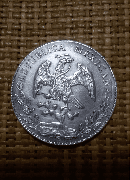 1897年花边墨西哥鹰洋 包老包真_地摊交易_华夏收藏网