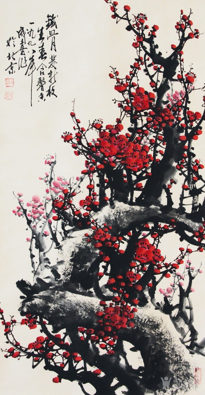 国画 梅花 作者王成喜