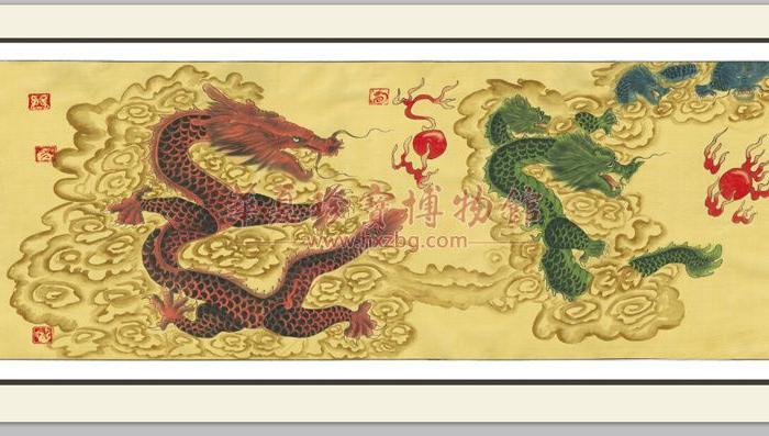 董必清大师工笔百龙卷 19900元 工笔画大师董必清真迹