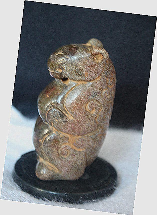 西周玉熊_西周玉熊价格_西周玉熊图片_来自藏友中华剑客_玉石_地摊