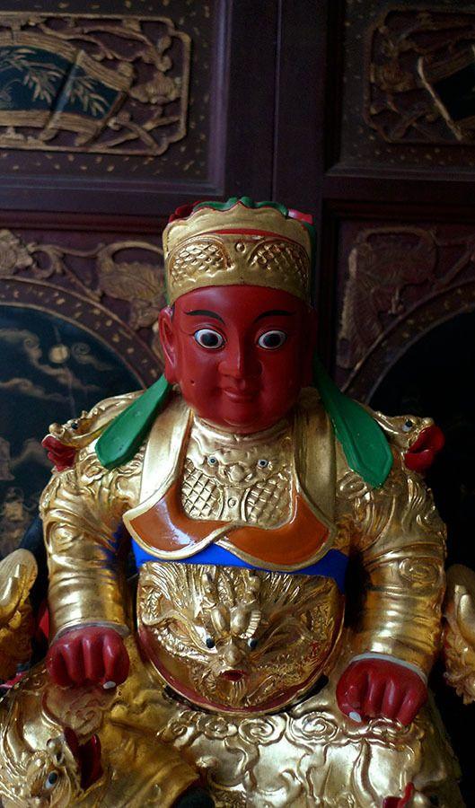 43厘米樟木雕 广泽尊王 郭圣王 圣王公