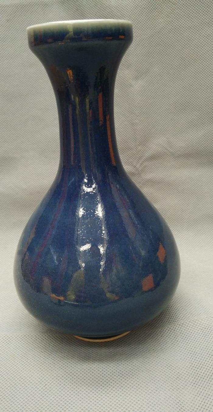 收来的 霁蓝釉 花瓶