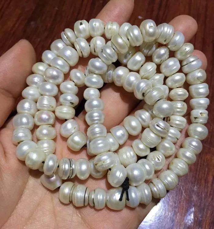 藏区收来的百年老珍珠108