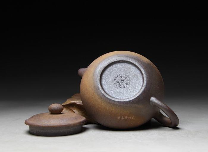 宜兴古龙窑柴烧独特高温窑变紫砂壶 吴永兵仿古意 孤品