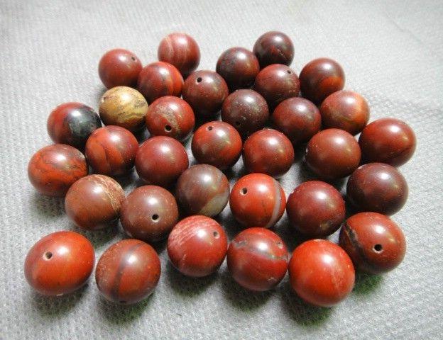 33颗老南红玛瑙珠