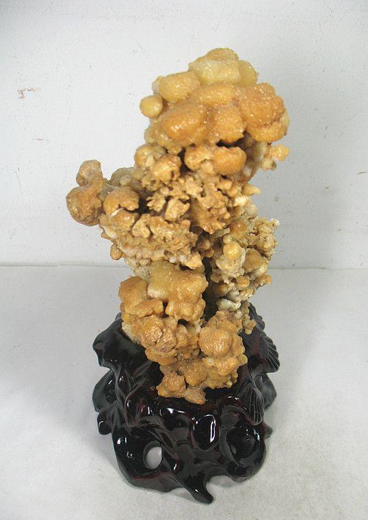 天然钟乳石结晶石清供雅石精品摆件—45