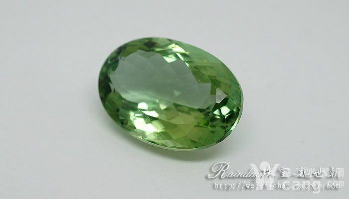 70.63ct 天然绿色托帕石戒面 带gia证书