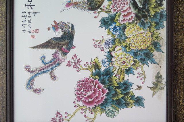 白浪.盛世祥和【瓷板画】