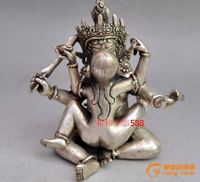 白铜精品藏佛欢喜佛