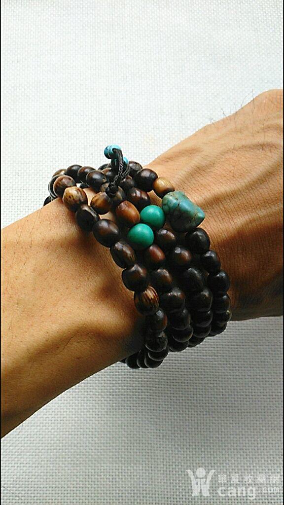 开片藏传108粒老薏苡草珠子菩提手串