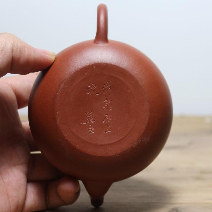 90年代朱泥孟臣紫砂壶