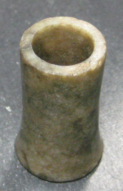 沁色漂亮的老翡翠件