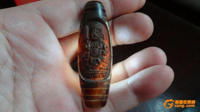 天眼 天珠雕刻藏佛