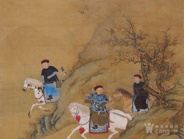 郎世宁康熙围猎图图片_来自藏友藏品繁多_字画_地摊交易_华夏收藏网